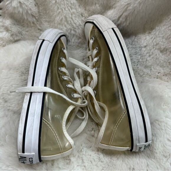 Converse Y2K Clear White Transparent See Trough Low Top Sneakers Size 7 148633C - Picture 6 of 10
